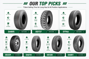 Neumáticos Radiales para Camión 18PR Nuevos de Fábrica China 11R22.5/12R22.5/13R22.5 Sin Cámara de Alta Resistencia DA818 Venta al por Mayor AIRLAND - Product Image 4