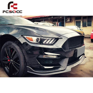 Fcsocc PP ชุดตัวถังรถยนต์สำหรับ <span class=keywords><strong>Ford</strong></span> <span class=keywords><strong>Mustang</strong></span> 2015-2021อัพเกรด <span class=keywords><strong>Shelby</strong></span> กันชนหน้าแผงลิปแผงด้านหลังกระจายแสงแบบสกรู - Product Image 4