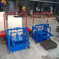 Machine automatique de fabrication de briques en ciment diesel WJ 2-45D avec engrenages et roulements durables pour blocs de béton creux/pleins