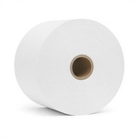 Papel Térmico sin BPA de 48 g/m², Rollo Jumbo Blanco, Papel para Recibos POS de Alta Sensibilidad para Supermercados, Cajeros Automáticos y Logística
