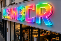 Letrero Luminoso RGB con Efecto de Carrera de Colores, Letras de Canal LED 3D para Gimnasios, Clubes de Fitness, Señalización de Pared Exterior