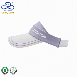 หมวกแก๊ปปีกโค้งแบบมีแถบซับเหงื่อปรับได้ สีสันตัดกัน รับผลิตแบบ OEM ODM พร้อมสกรีนโลโก้ตามสั่ง สำหรับผู้หญิง เล่นกีฬากลางแจ้ง - Product Image 2