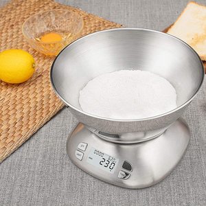Báscula Digital de Cocina con Temporizador de Alarma, Termómetro Digital y Recipiente Grande para Café - Product Image 2