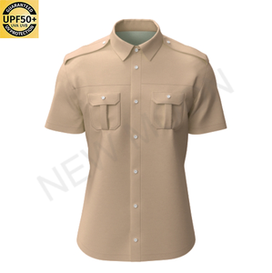 เสื้อผ้าตกปลาแบบกำหนดเอง แขนสั้น เสื้อฮู้ดสำหรับผู้ชาย สำหรับกิจกรรมกลางแจ้ง ป้องกันแสงแดด UPF 50+ แห้งเร็ว - Product Image 2