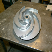 Turbine de pompe fermée en acier inoxydable, moulée par investissement, pièces de pompe personnalisées pour fonderie OEM