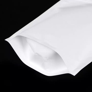 Tùy chỉnh in nhỏ màu trắng Zip khóa túi Cà Phê Trà thực phẩm vật nuôi bao bì giấy kraft đứng lên túi không có cửa sổ CPP nhựa - Product Image 2