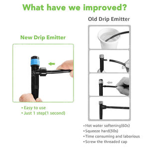 Tête d'arrosage rotative rapide et réglable à 360° pour fontaine, goutteur d'irrigation, système d'arrosage automatique de jardin - Product Image 4