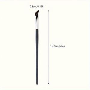 Pinceau de maquillage synthétique biseauté pour eye-liner, marque privée, pinceaux individuels pour sourcils, pinceaux de maquillage à utiliser avec un crayon à sourcils - Product Image 6