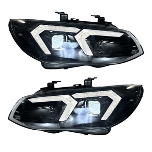 Para <span class=keywords><strong>BMW</strong></span> E92 E93 Serie 3 Coupé Convertible 2011-2013, Estilo G28, Lente de Proyector Bi-LED, DRL, Luz Direccional Secuencial, Conjunto de Faros LED - Product Image 1