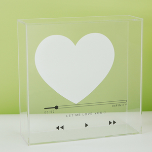 Regalo de moda Rosa preservada en caja acrílica para Navidad Día de San Valentín para novia Esposa - Product Image 5