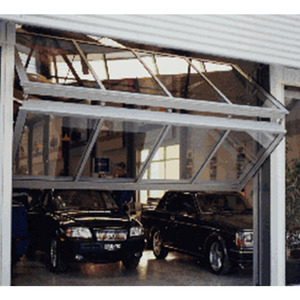 Pliage vertical en verre pour porte de <span class=keywords><strong>garage</strong></span> automatique moderne personnalisé avec système de pliage en aluminium - Product Image 3