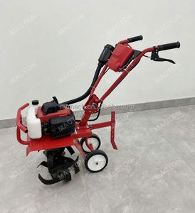 <b>Garden</b> Tiller 63cc Mini Cultivator Powerful Elevated Booster Rod Tilling <b>Tool</b> for Lawn <b>Garden</b> and Field Soil Cultivation - Product Image 5