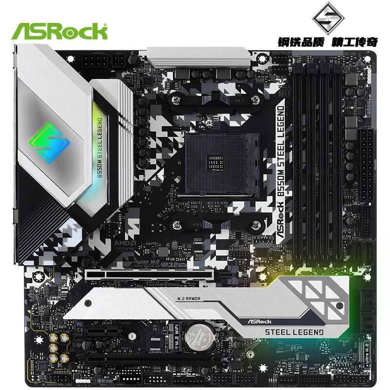 ASRock B550M сталь Легенда AM4 AMD мыс B450 SATA 6 ГБ/сек. USB 3,1 mикро ATX материнская плата AMD