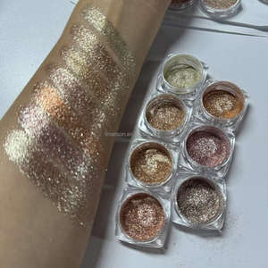 PROMOTION Paillettes Fines Très Pigmentées de Petite Taille Pigment de Maquillage sous Marque Privée Fards à Paupières Lisses Diamant - Product Image 6