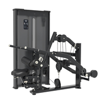 Machine de tirage vertical (Lat Pulldown) robuste pour usage commercial et domestique, équipement d'entraînement de force avec pile de poids réglable