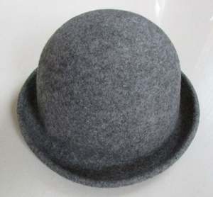 Sombrero de Copa Clásico R101 de Fieltro 100% Lana con Borde Enrollado para Fiesta para Mujer - Product Image 3