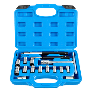 17pcs <strong>Car</strong> CRIN Diesel Injector Seat Cutter Oil Nozzle <strong>Reamer</strong> Carbon Remover Clean Repair <strong>Tool</strong> Automotive Universal - Product Image 1