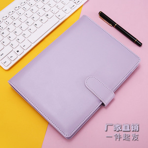 Macaroon Colors PU Leather Cover A5 <strong>A6</strong> Planner <strong>Diary</strong>/leather Agenda Planner with Custom logo - Product Image 4