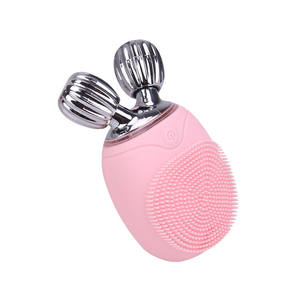 De moda de vibración masaje facial rostro eléctrico limpieza facial cepillo de rodillo masajeador - Product Image 5