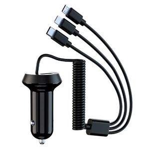 ที่ชาร์จในรถยนต์แบบใหม่ ช่องเสียบ USB คู่ ชาร์จเร็วแบบสามสาย ที่จุดบุหรี่อเนกประสงค์ 3.1A สินค้าขายดีข้ามประเทศ - Product Image 3