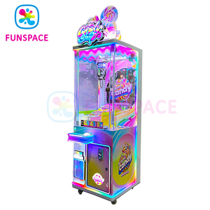 Phòng giải trí đồng tiền hoạt động trò chơi grabbing búp bê kẹo bán hàng tự động đẩy khay Arcade Claw cần cẩu máy - Product Image 2