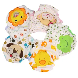 Waterproof Baby Toddler Potty Cloth Training Pants Absorbent Cotton Underwear Diaper for Toddlers Girls Boys M2210