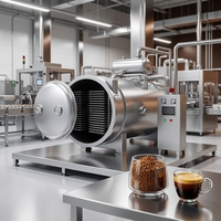 Lyophilisateur industriel à haute efficacité pour la transformation du café soluble à grande échelle