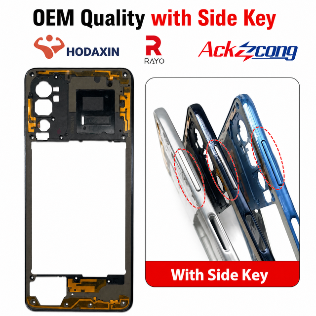 Middle Frame LCD Bezel Chassis for Samsung Galaxy a Series A15 Full Models Mobile Phone Middle Housing Frame Repair Spare Parts
