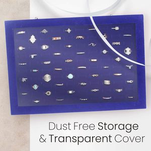 Tùy chỉnh thời trang nhung hiển thị lưu trữ đồ trang sức hiển thị đồ trang sức trường hợp sang trọng bằng gỗ Vòng Khuy măng sét hộp - Product Image 4