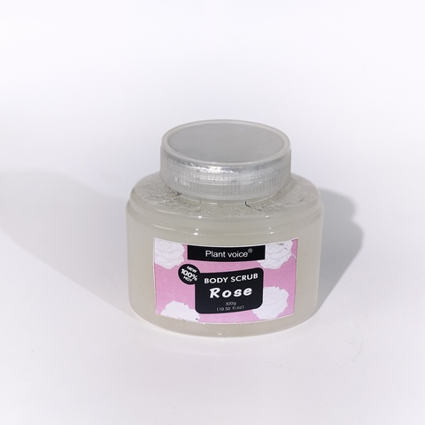 OEM Organic Rose Body Scrub Whitening Moisturizing Exfoliating Skin Care for Spa and Personal Use