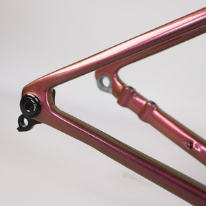 Cadre de vélo de route Chameleon 1002 en fibre de carbone T1000 super léger avec câblage interne, suspension à disque TT-X70, BB UDH Hanger - Product Image 5