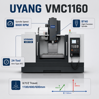 Centre d'usinage vertical VMC1160, haute rigidité, usineuse CNC à moulage HT300, ATC à 24 outils de type bras pour usinage de précision