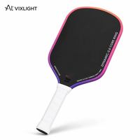 Raquette de pickleball en carbone T800 16 mm, raquette de pickleball OEM en nid d'abeille, raquettes de pickleball pressées à chaud pour tournois, vente en gros