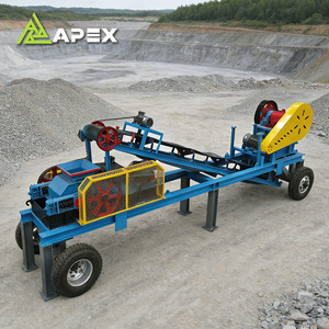 Concasseur à rouleaux hydraulique mobile facile à utiliser, à haute résistance, pour le concassage de roches et de sable, destiné à l'exploitation minière et à la construction - Product Image 2