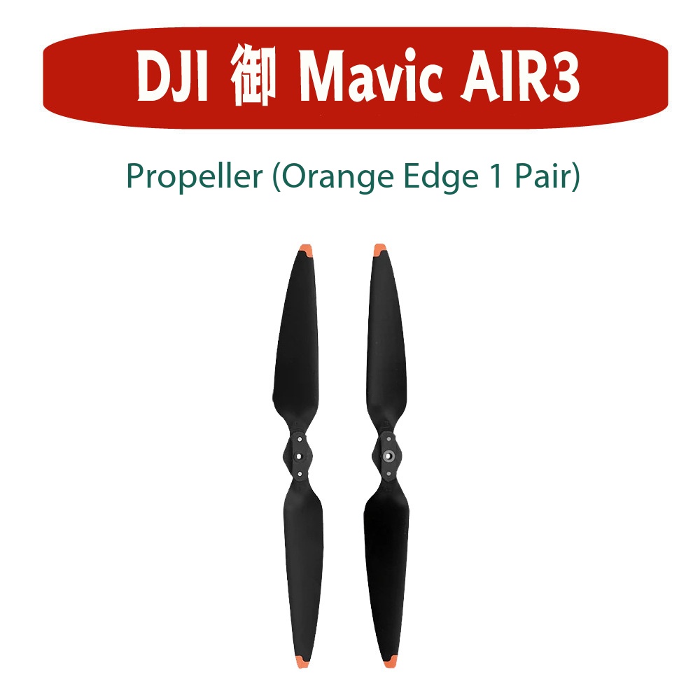 8747F Quick Release Propellers Orange Edge 1 Pair
