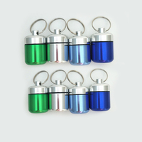 Bouchon d'oreille personnalisé étui de transport porte-clés portable support de bouchon d'oreille étanche boîte de bouchon d'oreille en métal pour les voyages activités de plein air