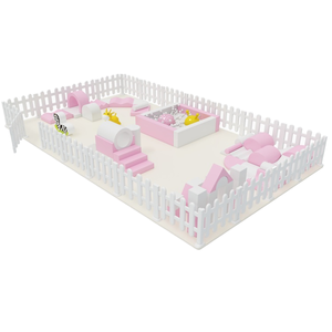 Équipement <span class=keywords><strong>de</strong></span> jeu intérieur pour tout-petits, aire <span class=keywords><strong>de</strong></span> jeux souple avec toboggan, piscine à balles, <span class=keywords><strong>mur</strong></span> d'<span class=keywords><strong>escalade</strong></span>, blocs en mousse souple pour maternelle et garderie - Product Image 1