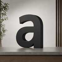 Décoration d'entrée d'hôtel : Lettres en acier inoxydable, signalétique murale en métal pour l'image de marque de la réception