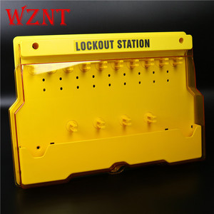 NT-LG02S chìa khóa mở khóa nhựa PC 10 Khóa OSHA an toàn khóa trạm tag ra với an toàn Bìa - Product Image 3