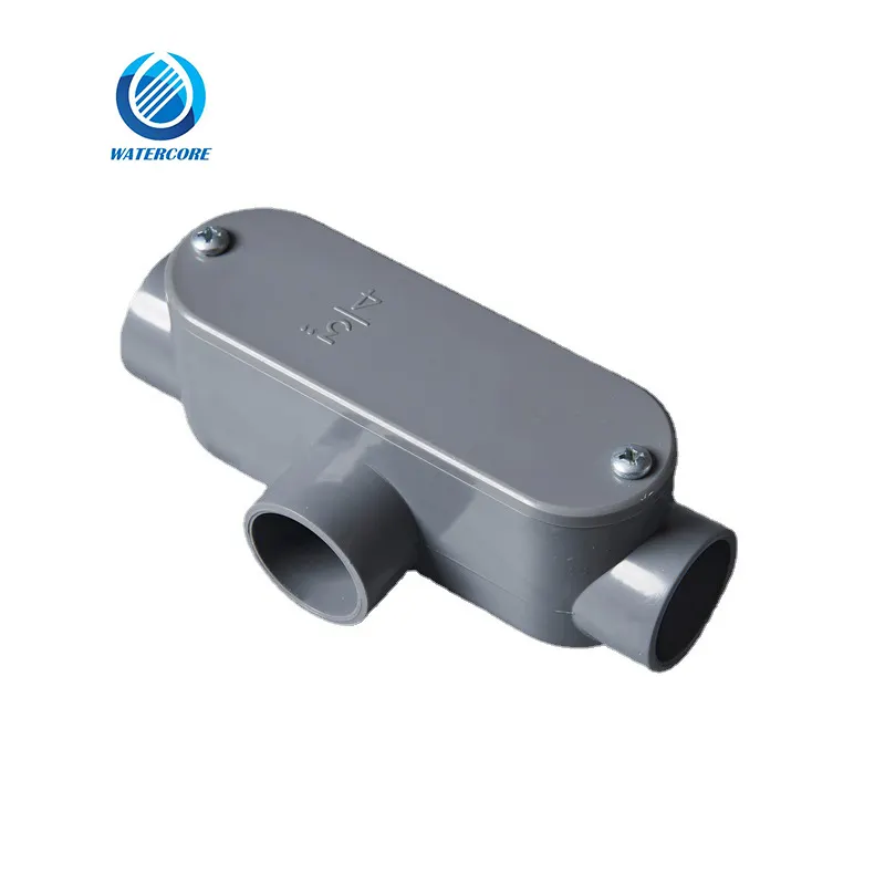 Plastic PVC PVC-U Type T Access Fitting UL651 Amercial Standard for Electrical NEMATC2 PVC Conduit Pipe and Fittings