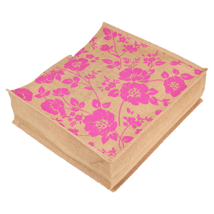 Bolsas de Compras de Yute con Estampado Moderno y Bonito Asa de Mimbre, Bolsa Grande para Compras Hecha en India, Bengala Occidental - Product Image 2