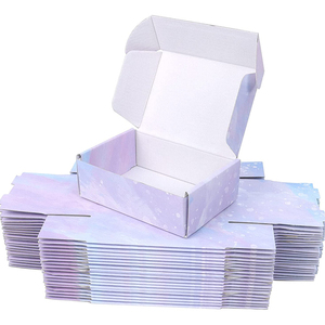 Hộp bưu phẩm gấp nhỏ cao cấp in logo tùy chỉnh, chất liệu giấy carton sóng - Product Image 1