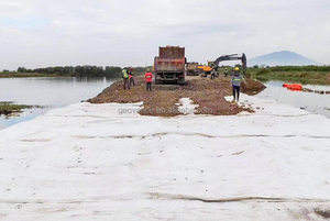 Toile géotextile UV, tissu géotextile durable, géotextile tissé pour une stabilisation <span class=keywords><strong>efficace</strong></span>, prévention de l'érosion, aménagement paysager - Product Image 5