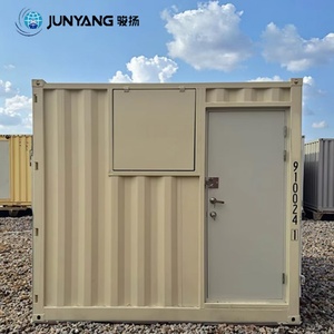 9ft <b>Small</b> Corten Steel <b>Container</b> Home Mini Storage <b>Container</b> with Window and Door for Outdoor Use - Product Image 2