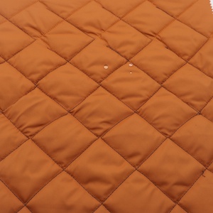 Tela Acolchada con Rejilla de Diamantes Personalizable, Forro Polar Compuesto 100% Poliéster, Impermeable, Cortavientos, Cálido, para Abrigo de Niña - Product Image 3