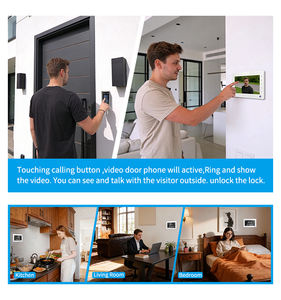 Telepon Pintu Video Pintar 1Set= F4+V7 1080p Tahan Air Sistem Keamanan Kamera Rumah Aplikasi Tuya - Product Image 5