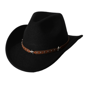 <b>Western</b> Cowboy Party <b>Hat</b> Felt Cowgirl <b>Hat</b> Costume Fancy Dress Festival Birthday Custom Logo Wholesale OEM ODM Supplier Premium H - Product Image 2