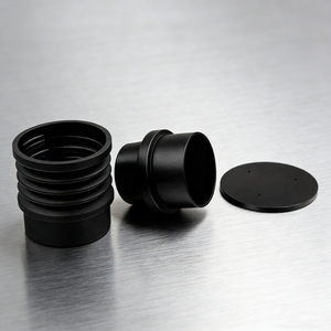 Tolva de Dosis Única <span class=keywords><strong>Eureka</strong></span> Atom Personalizada, Ecológica, de Acero Inoxidable con Silicona, Cero Retención, Anodizada en Negro, de Lujo - Product Image 3