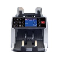 Contador de billetes multimoneda de grado bancario con soporte para denominaciones mixtas EURO/USD/GBP y detección de número de serie