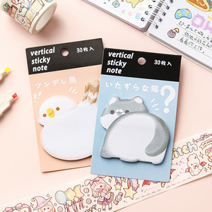 Special Shaped Ins Korean Cartoon Sticky Notes, Creative Thickened High Aesthetic Reusable Notepad for Students Office Wholesale - Product Image 3